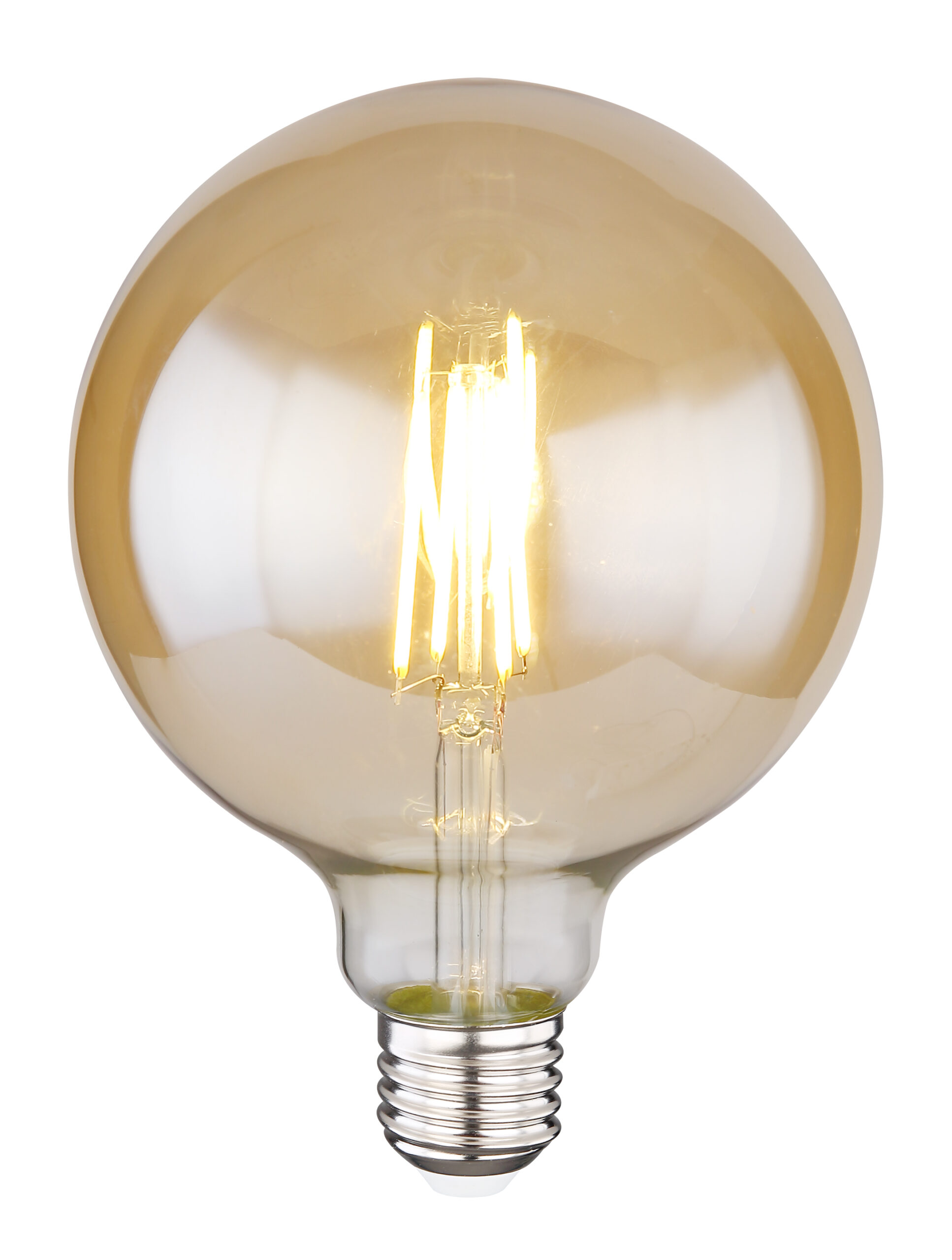 LED LEUCHTMITTEL GLAS AMBER, 1XE27 LED