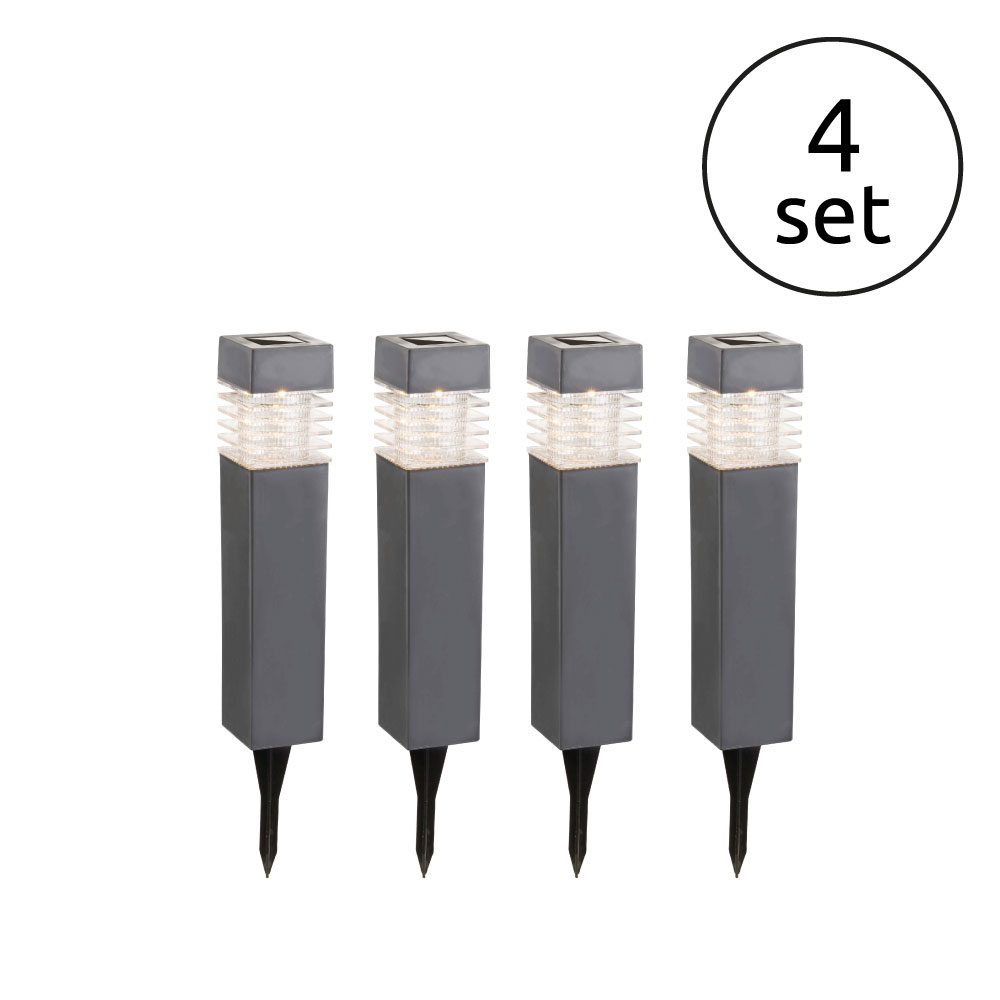 SOLARLEUCHTE KUNSTSTOFF GRAU, 1XLED