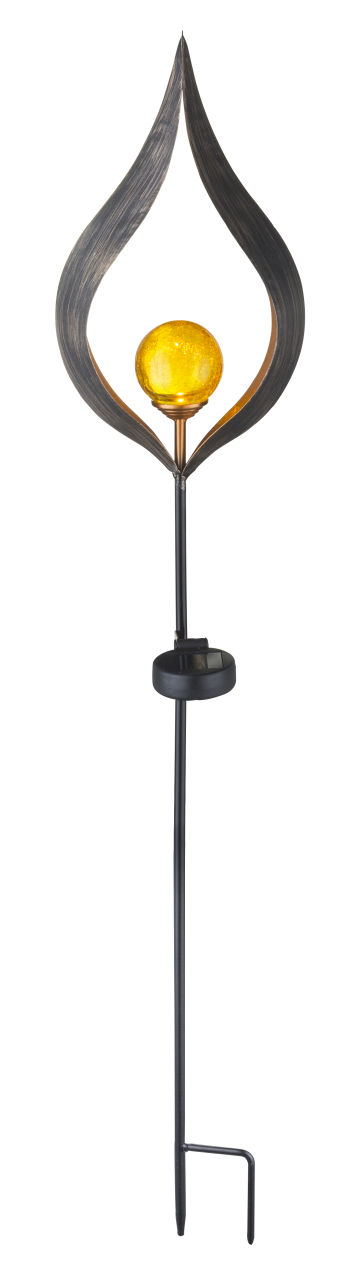 SOLARLEUCHTE METALL BRONZEFARBEN, 1XLED