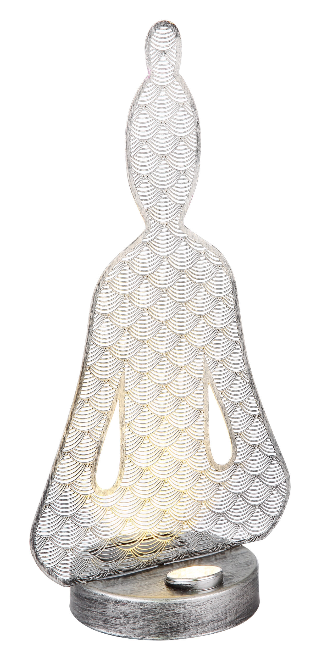 SOLARLEUCHTE METALL SILBERFARBEN, 1XLED