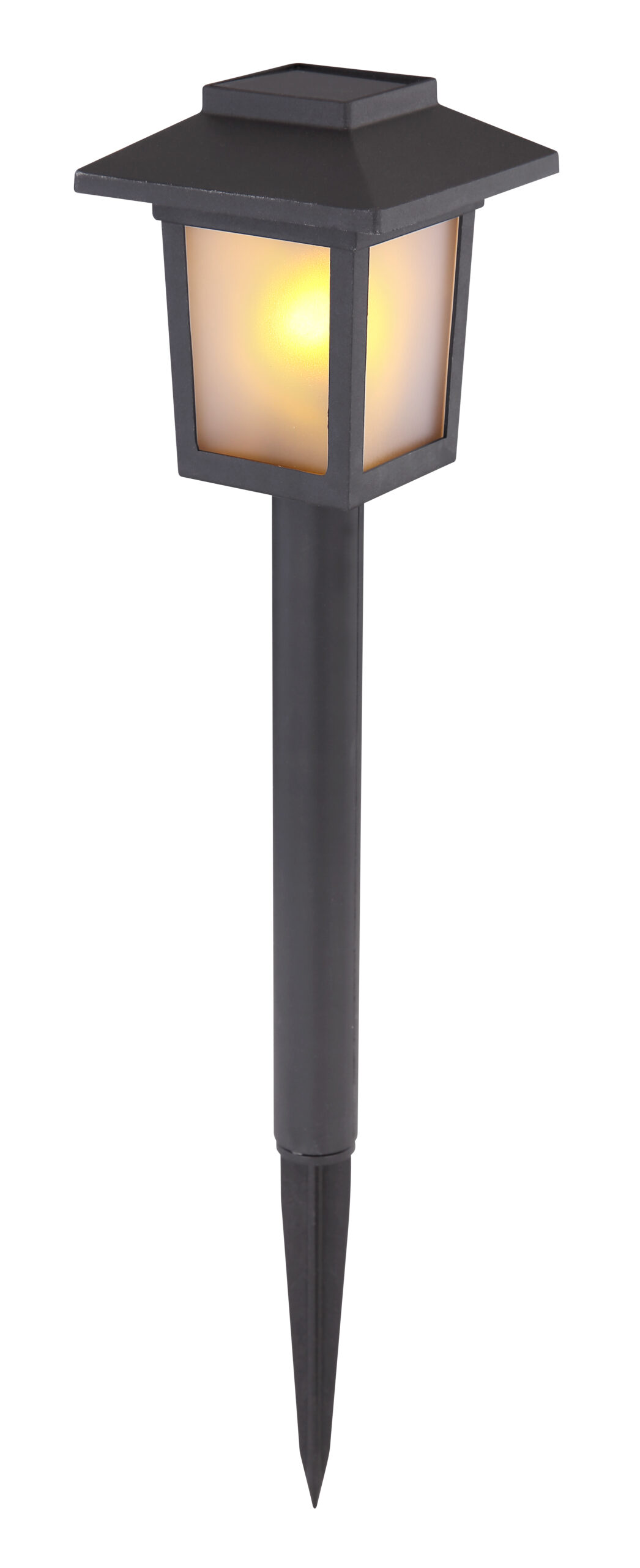 SOLARLEUCHTE KUNSTSTOFF SCHWARZ, 10XLED
