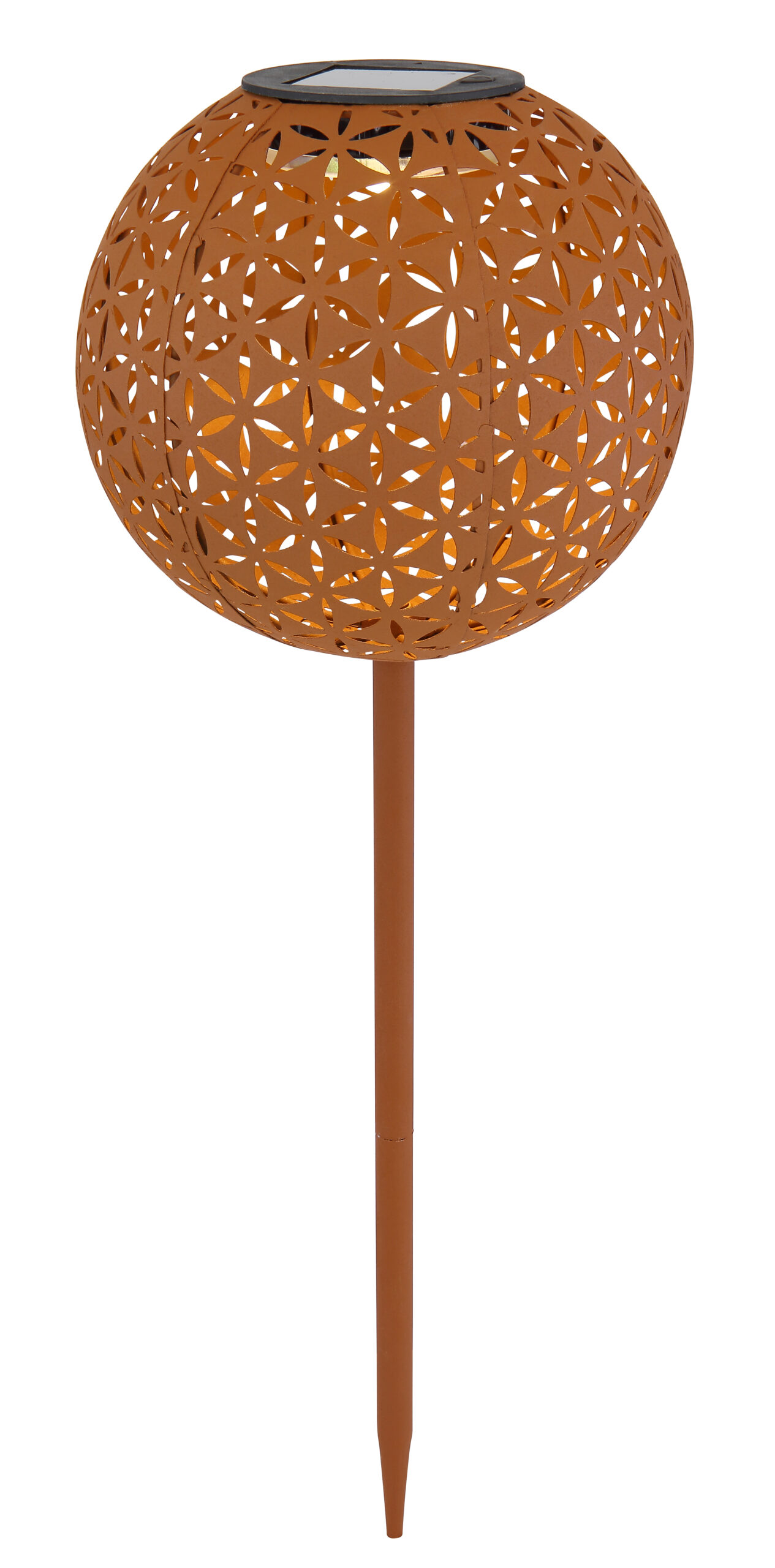 SOLARLEUCHTE METALL ROSTFARBEN, 1XLED