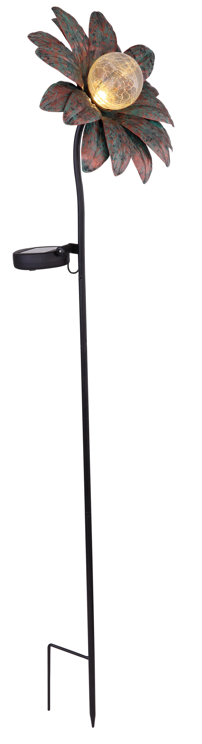 SOLARLEUCHTE METALL ROSTFARBEN, 1XLED
