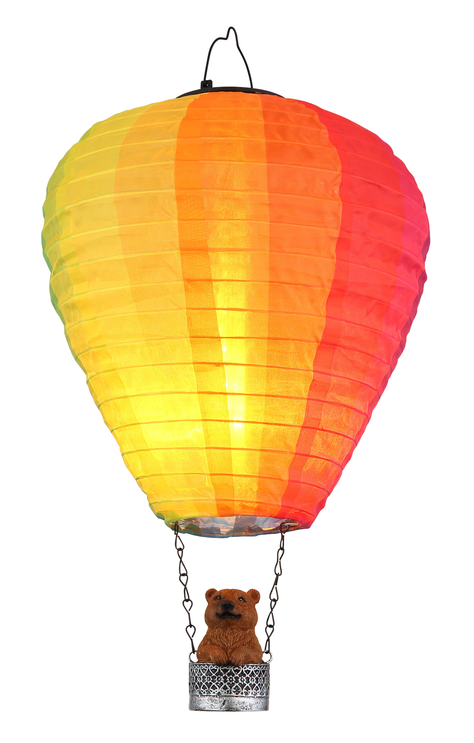 SOLARLEUCHTE KUNSTSTOFF SILBERFARBEN, 24XLED