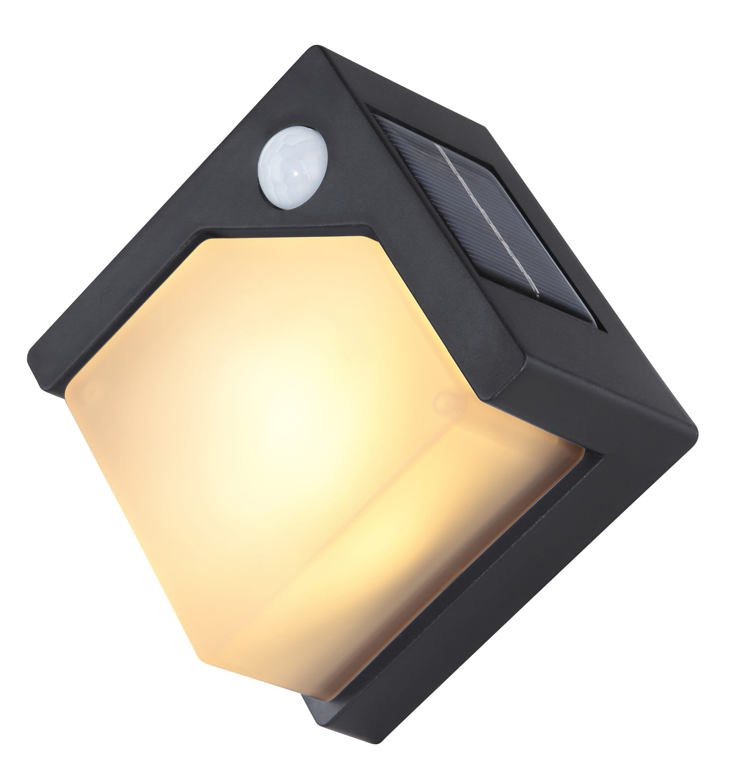 SOLARLEUCHTE KUNSTSTOFF SCHWARZ, 8XLED