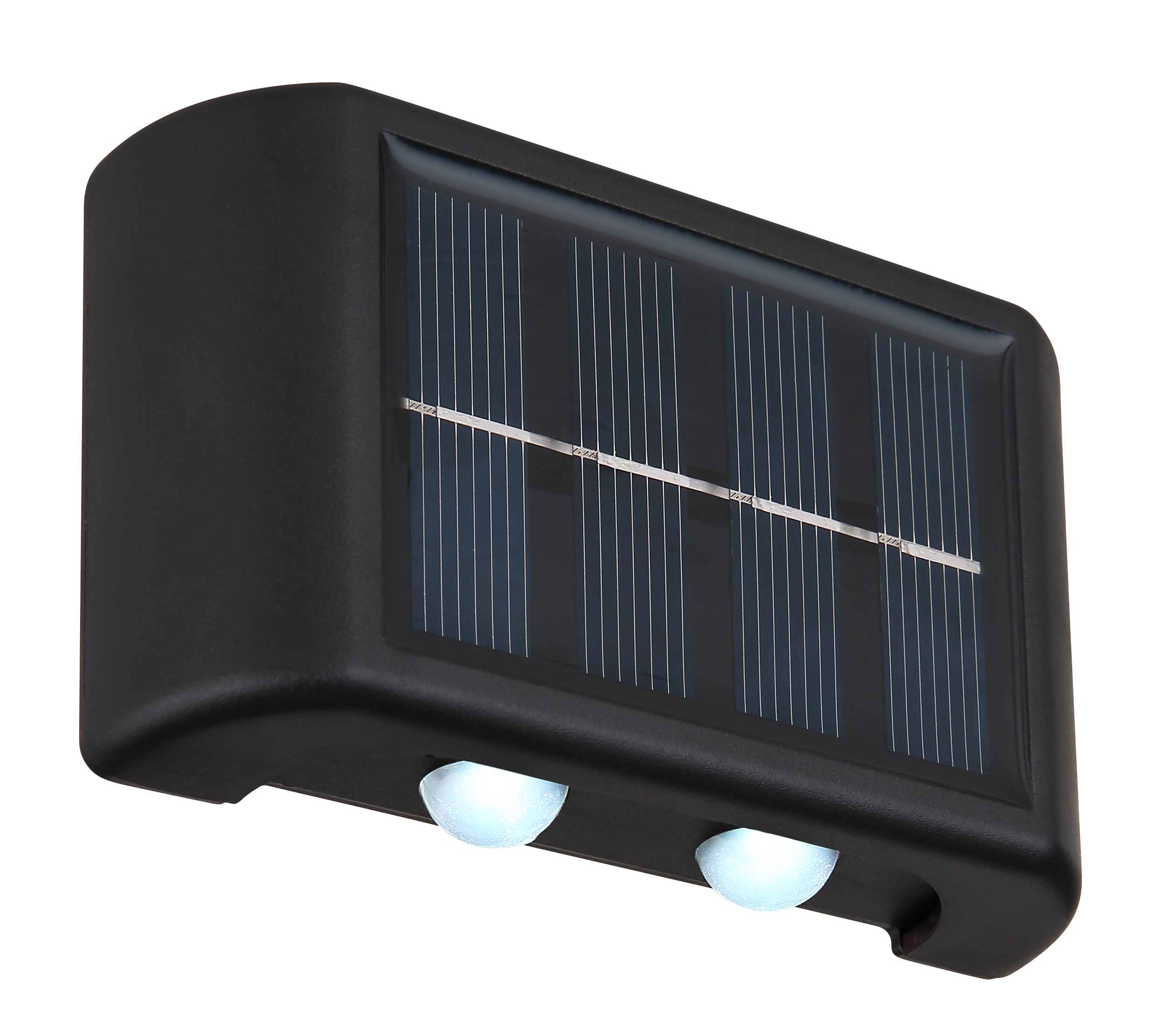 SOLARLEUCHTE KUNSTSTOFF SCHWARZ, 4XLED