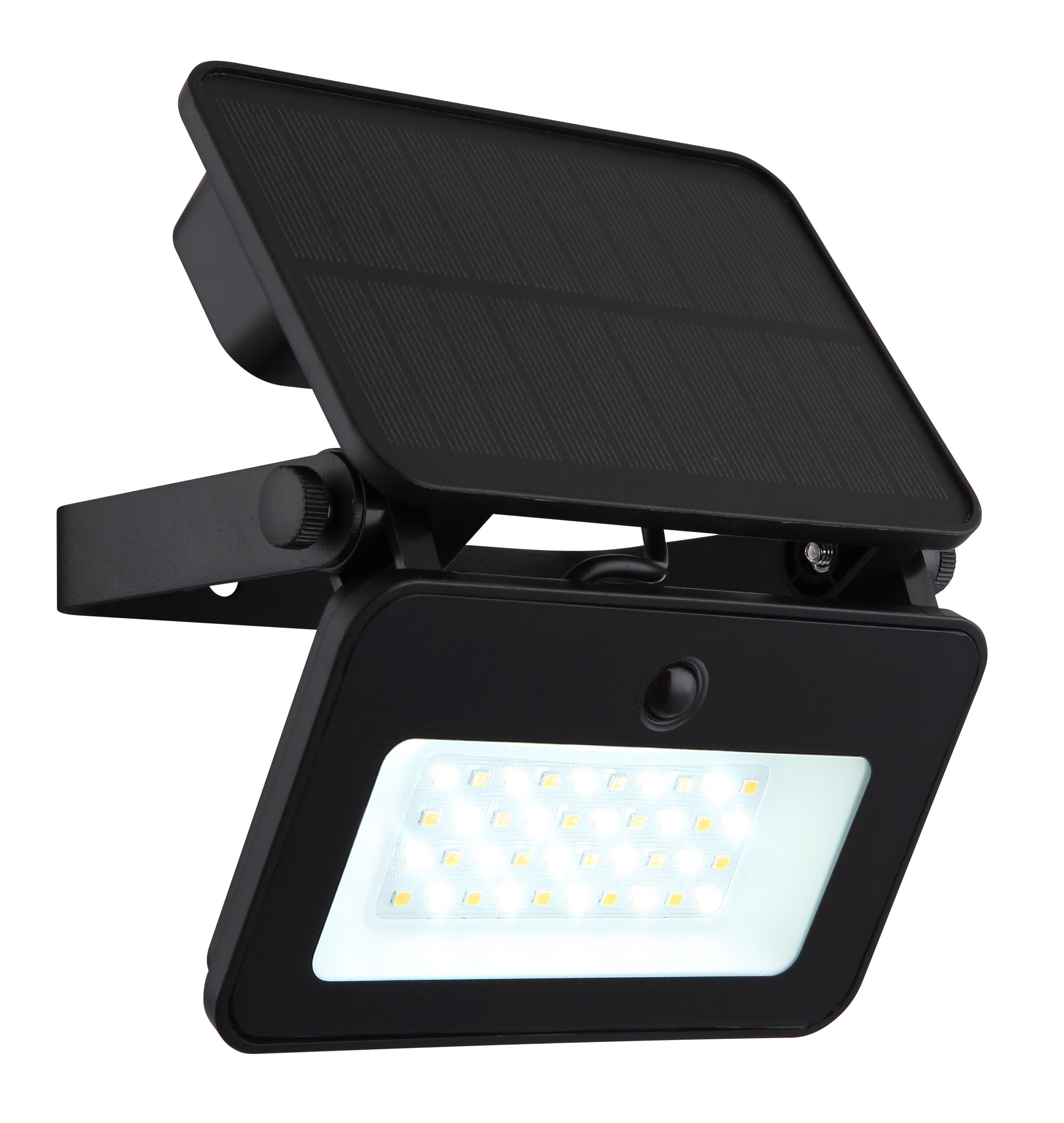 SOLARLEUCHTE METALL SCHWARZ MATT, 1XLED