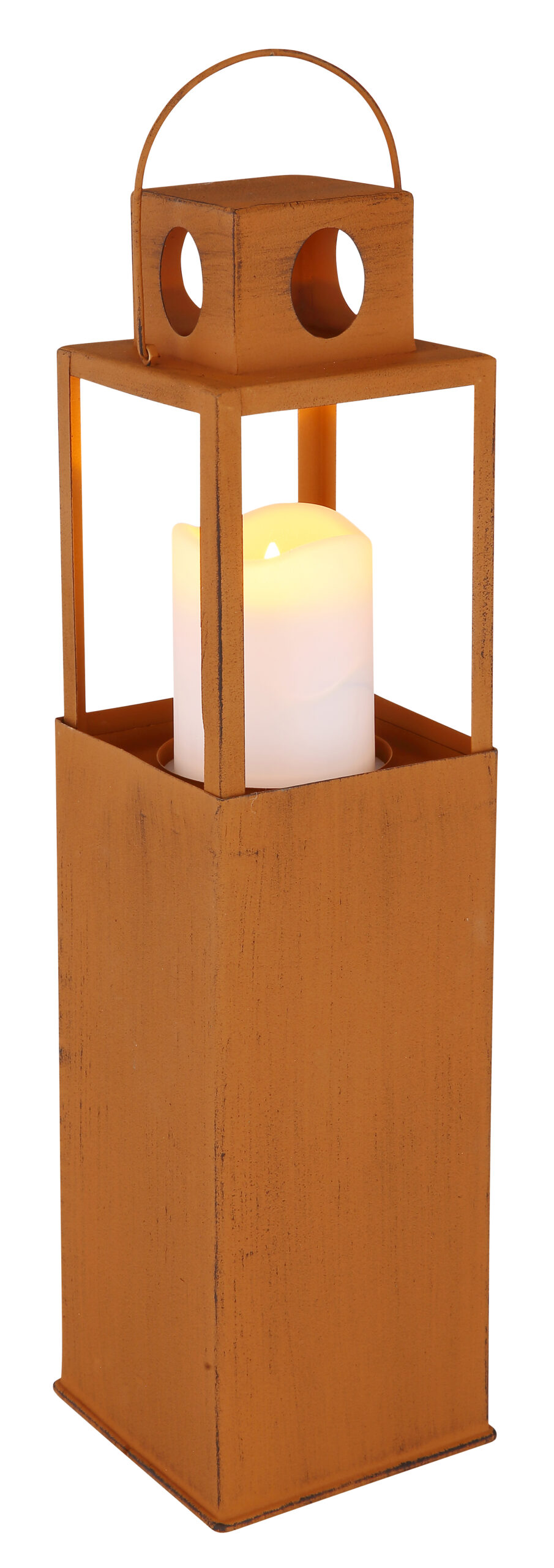 SOLARLEUCHTE METALL ROSTFARBEN, 1XLED
