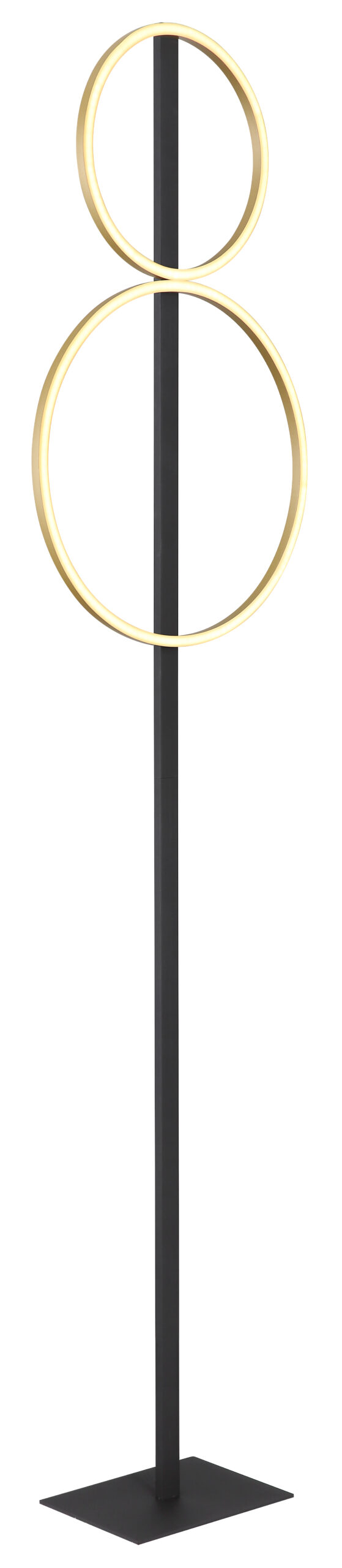 STEHLEUCHTE METALL SCHWARZ MATT, 1XLED