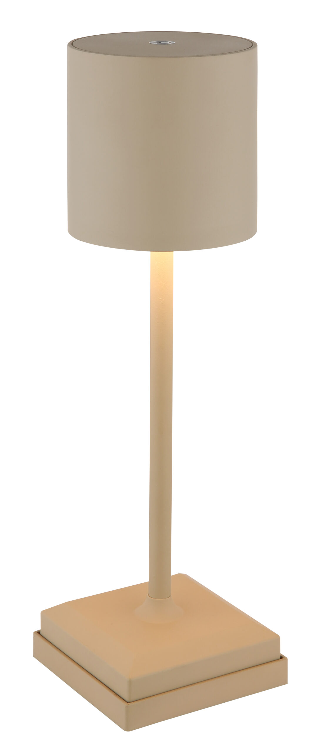 TISCHLEUCHTE KUNSTSTOFF SANDFARBEN, 1XLED