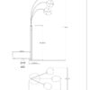 Podna lampa BLACKY I