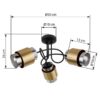 Plafonska lampa MILLEY