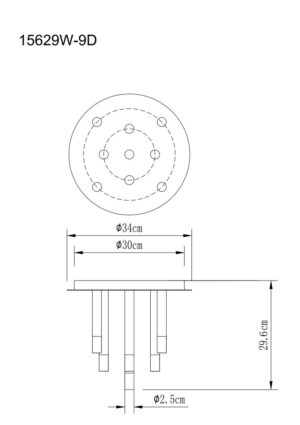 Plafonska lampa RYAN