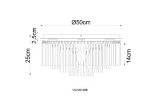Plafonska lampa GORLEY