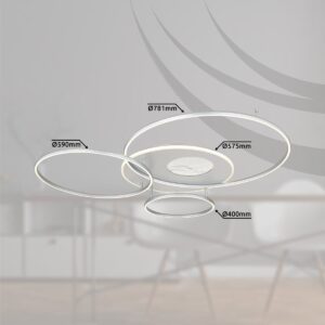 Plafonska lampa INVERTINA
