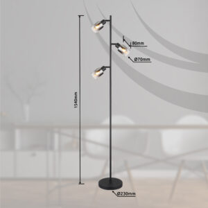 Podna lampa HUBERTUS