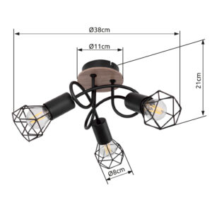 Plafonska lampa XARA I