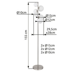 Podna lampa RIHA