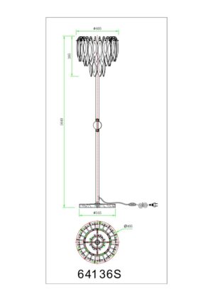 Podna lampa ELINOR