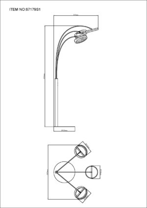 Podna lampa DELLA